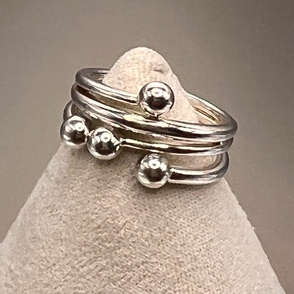 Two Piece Sterling Silver Stackable Rings - image 4